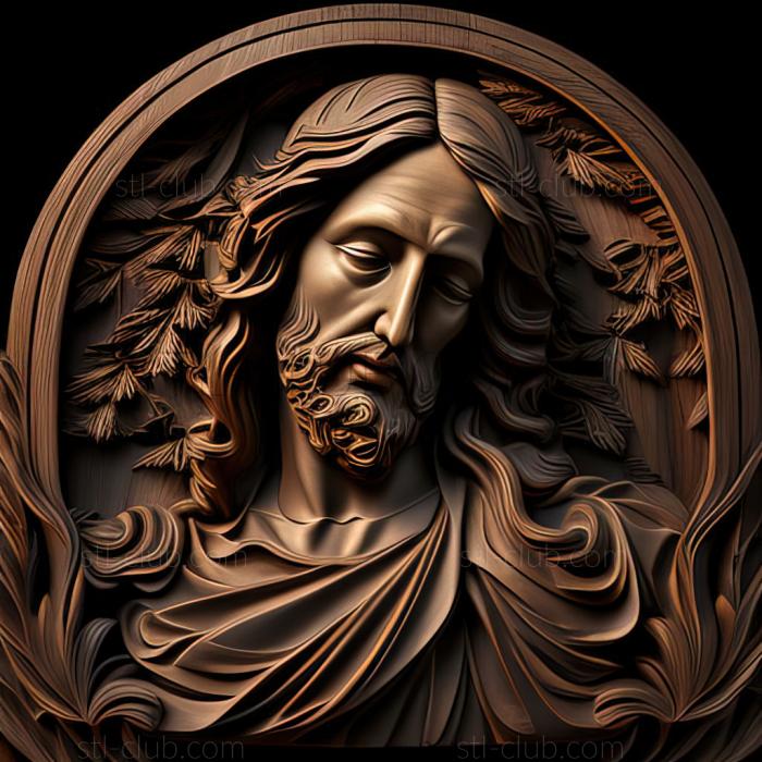 3D model st jesus (STL)